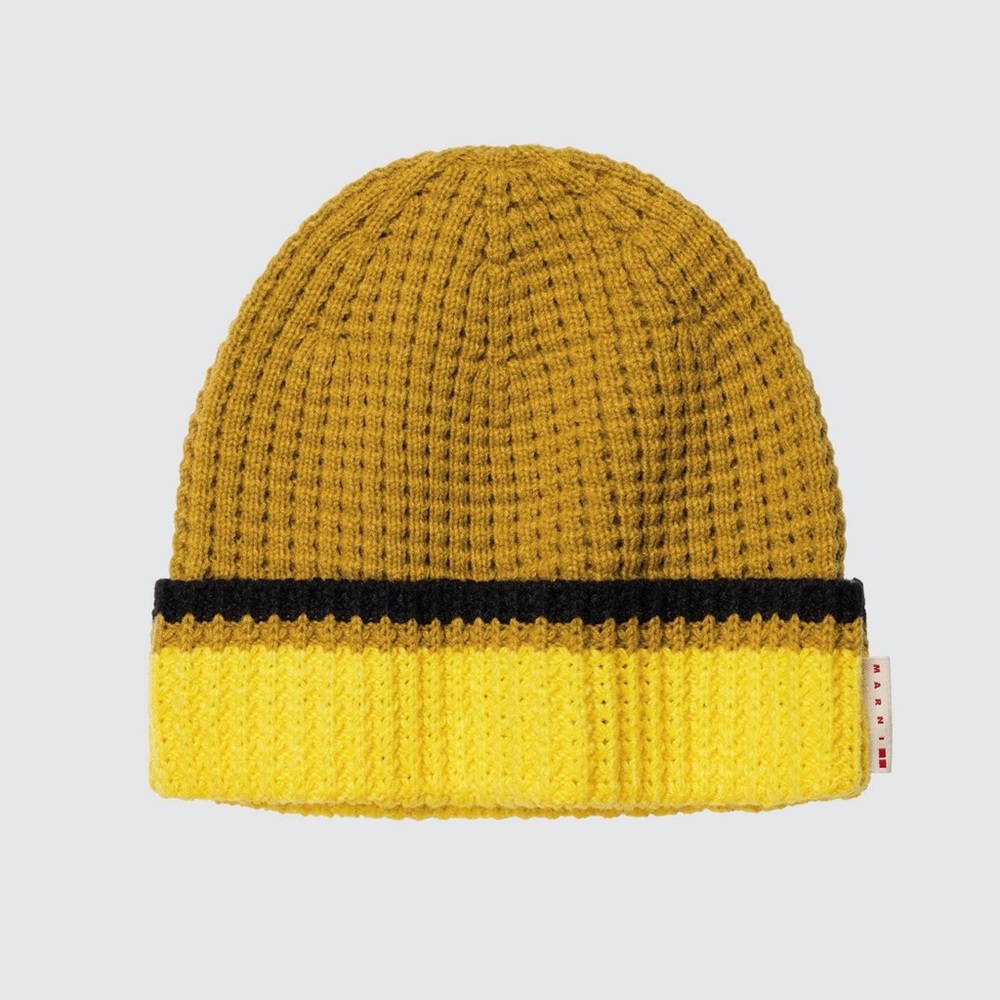 Popcorn knitted beanie
